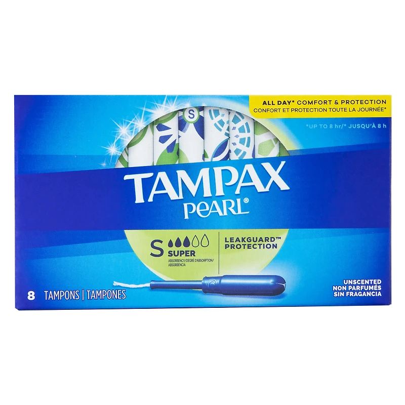 Tampax Pearl® Super Tampons 8-Count