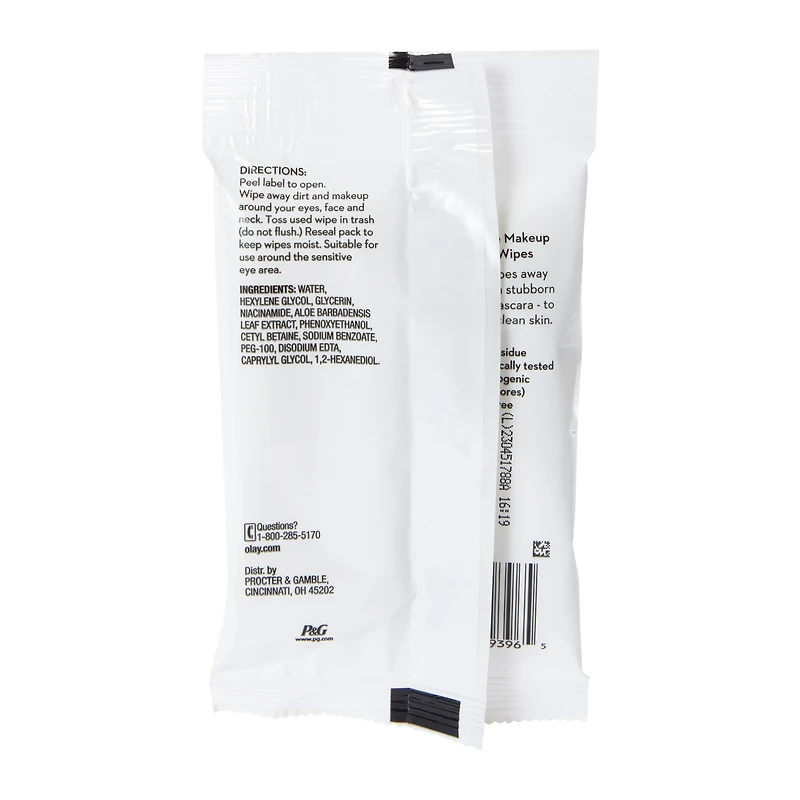olay® cleanse makeup remover wipes