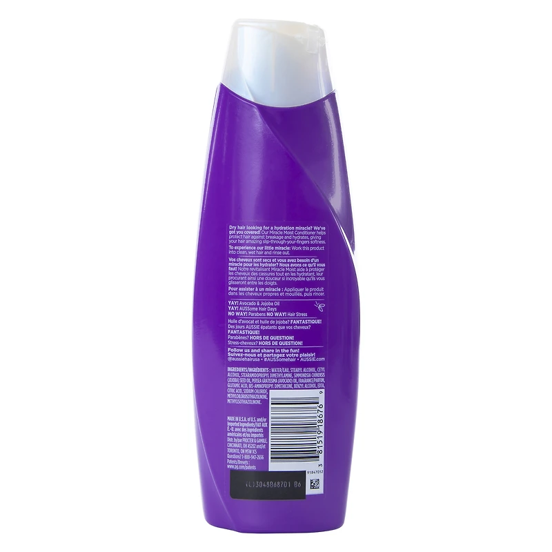 aussie® miracle moist conditioner 12.1 fl.oz