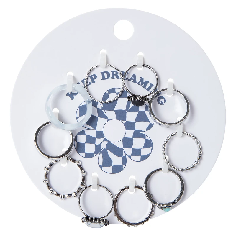 be kind to your mind ring set 10-pack