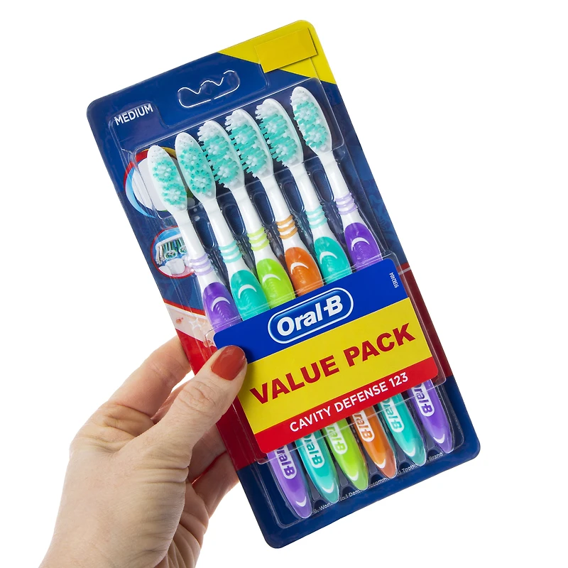 oral-b® cavity defense toothbrush value pack 6-count
