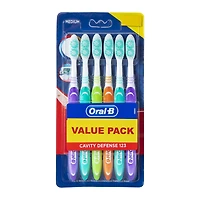 oral-b® cavity defense toothbrush value pack 6-count
