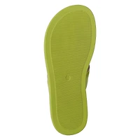 Ladies Vegan Leather Flip Flops