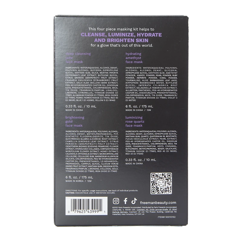 freeman® twinkle, twinkle, you’re a star multi-masking kit 4-count