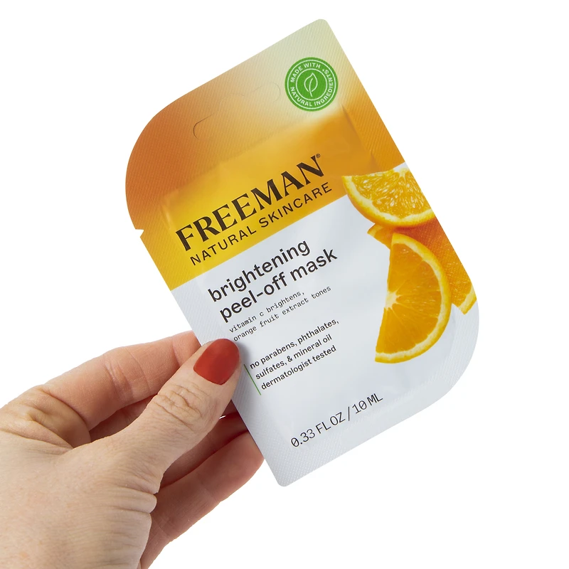 freeman® brightening peel-off mask with vitamin C 0.33oz