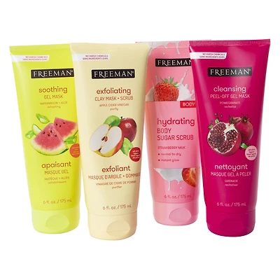 freeman® fruity face multi-masking kit 6 fl.oz 4-count
