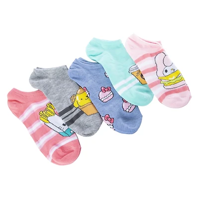 Hello Kitty® Ladies No-Show 5-Pack