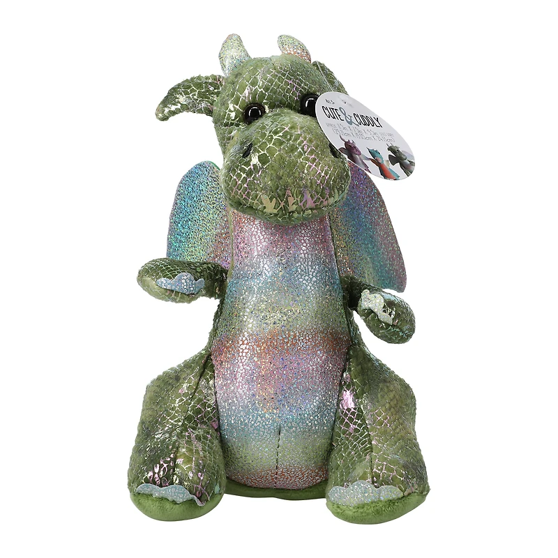 sparkly dragon stuffed animal