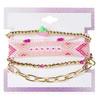 Bracelet Set 5-Piece - Strawberry