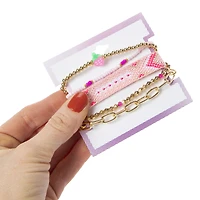 Bracelet Set 5-Piece - Strawberry
