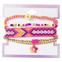 Bracelet Set 5-Piece - Happy Flower