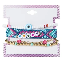 Bracelet Set 5-Piece - Evil Eye