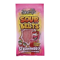 raindrops® sour belts strawberry gummy candy 3.52oz