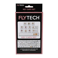 flytech™ kawaii keycaps set 12-piece