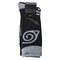naruto shippuden™ mens crew socks 2-pack