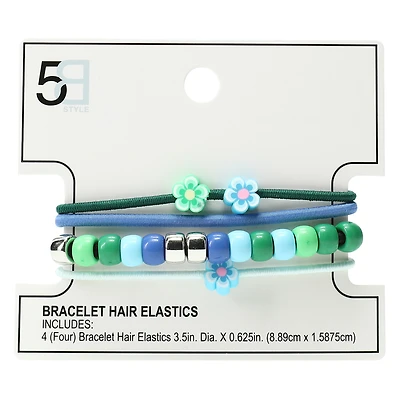 bracelet hair elastics 4-count