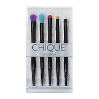 Chique™ 5-Piece Eye Makeup Brush Set - Black