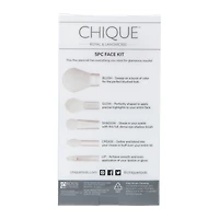 chique™ face makeup brush kit 5-piece
