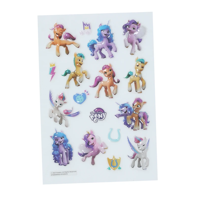 my little pony® puffy stickers