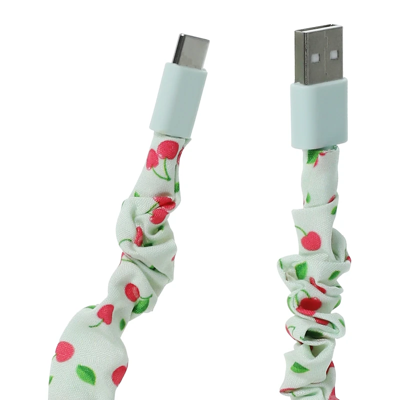 4ft USB-C Scrunchie Cable