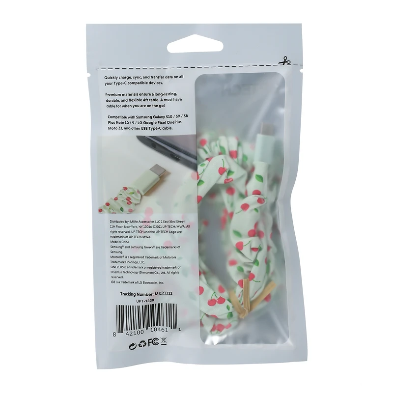 4ft USB-C Scrunchie Cable
