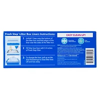 fresh step® fresh scent drawstring litter box liners 7-count
