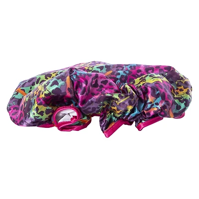 Essential Beauty Shower Cap - Multi-Color Leopard
