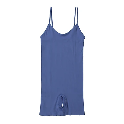 juniors blue seamless romper
