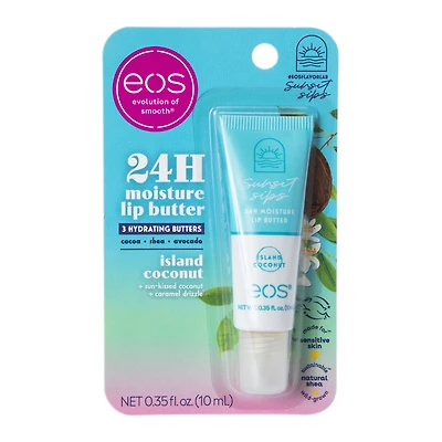 eos® island coconut 24h moisture lip butter