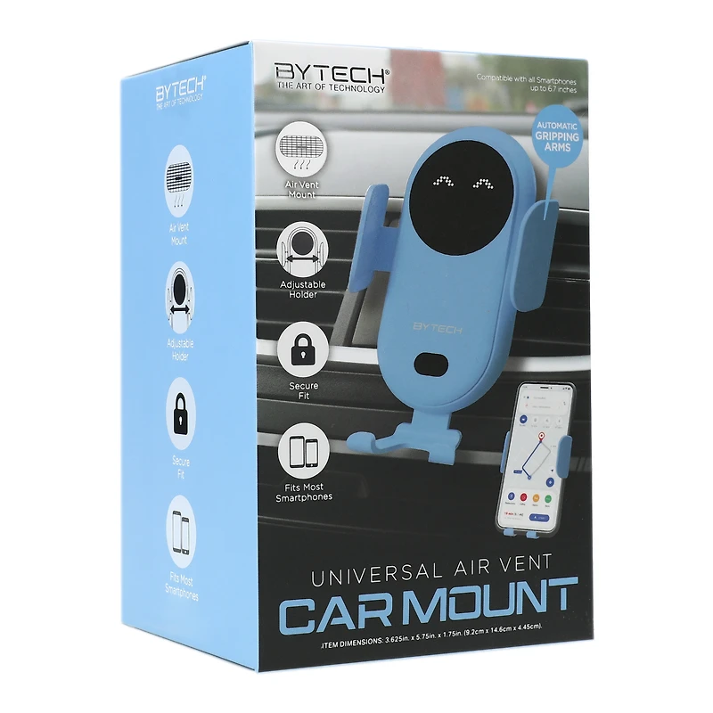 robot universal smart phone air vent car mount