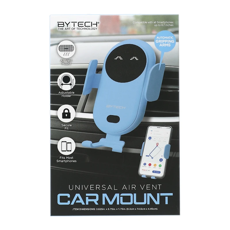 robot universal smart phone air vent car mount
