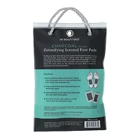 charcoal-infused detoxifying foot pads, 5 pairs | Five Belpw