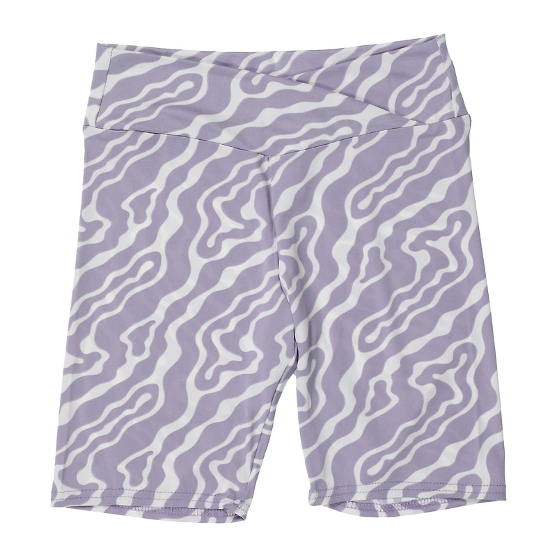 purple waves crossover bike shorts