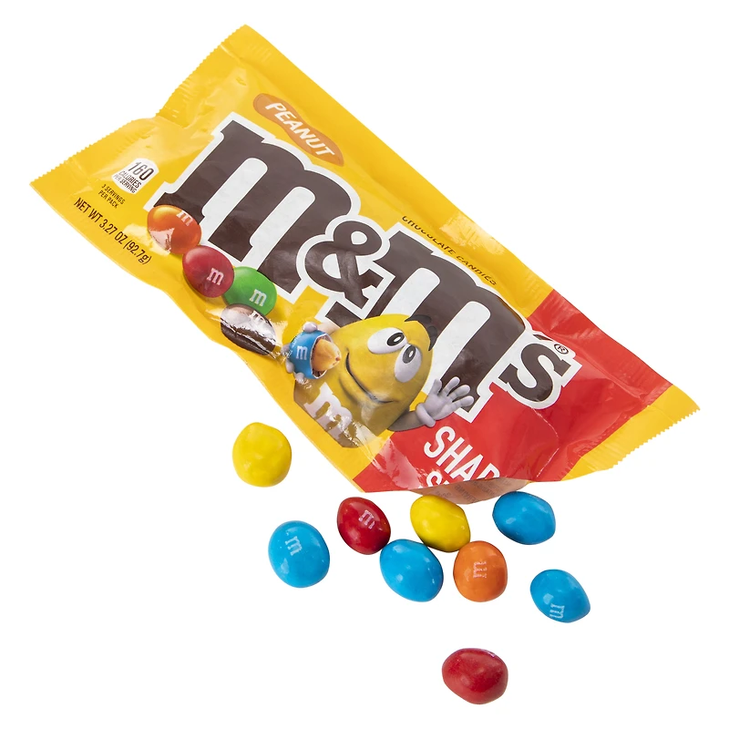 peanut m&m's® milk chocolate candies share size® bag 3.27oz