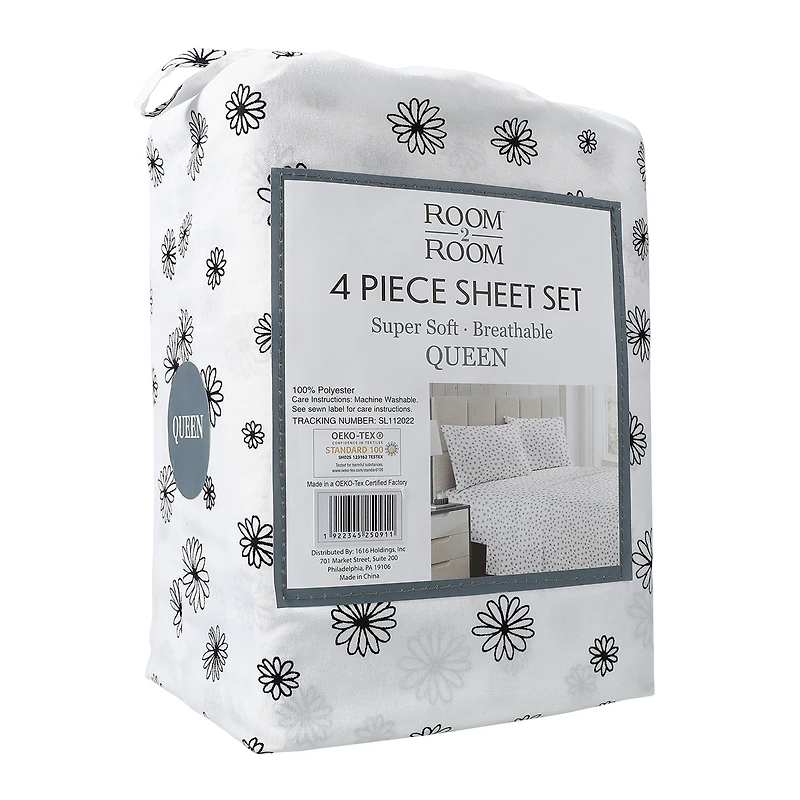 queen 4-piece sheet set