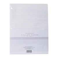 college ruled filler paper 125 sheets