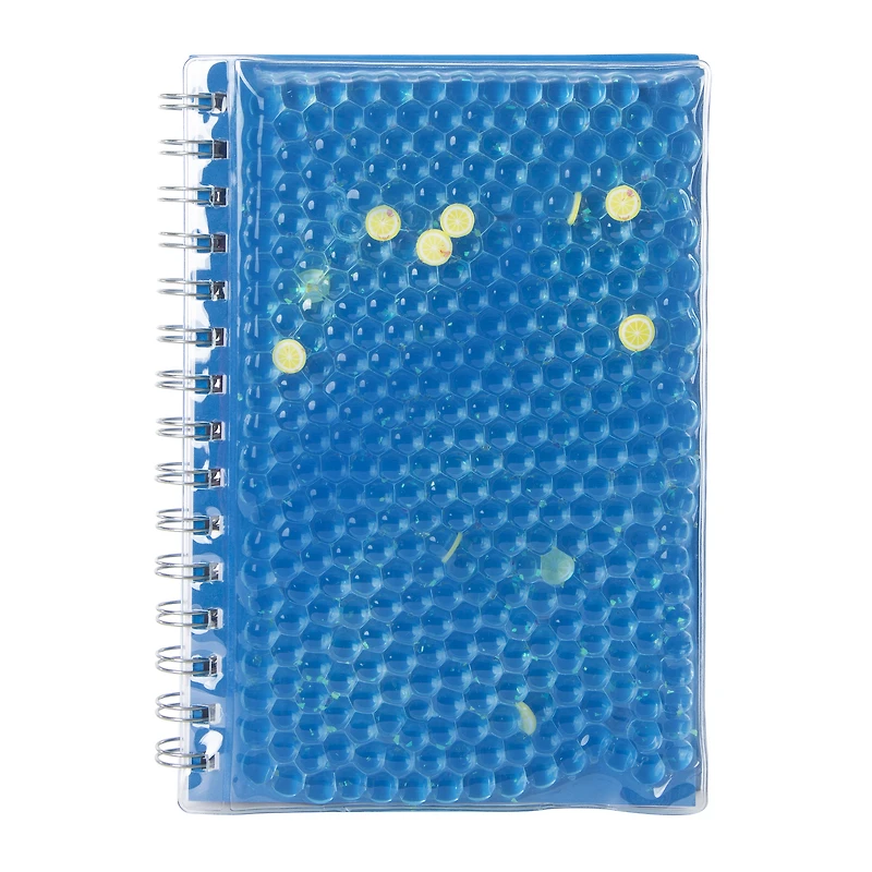 fruit & water bead squishy sensory journal 6in x 8in