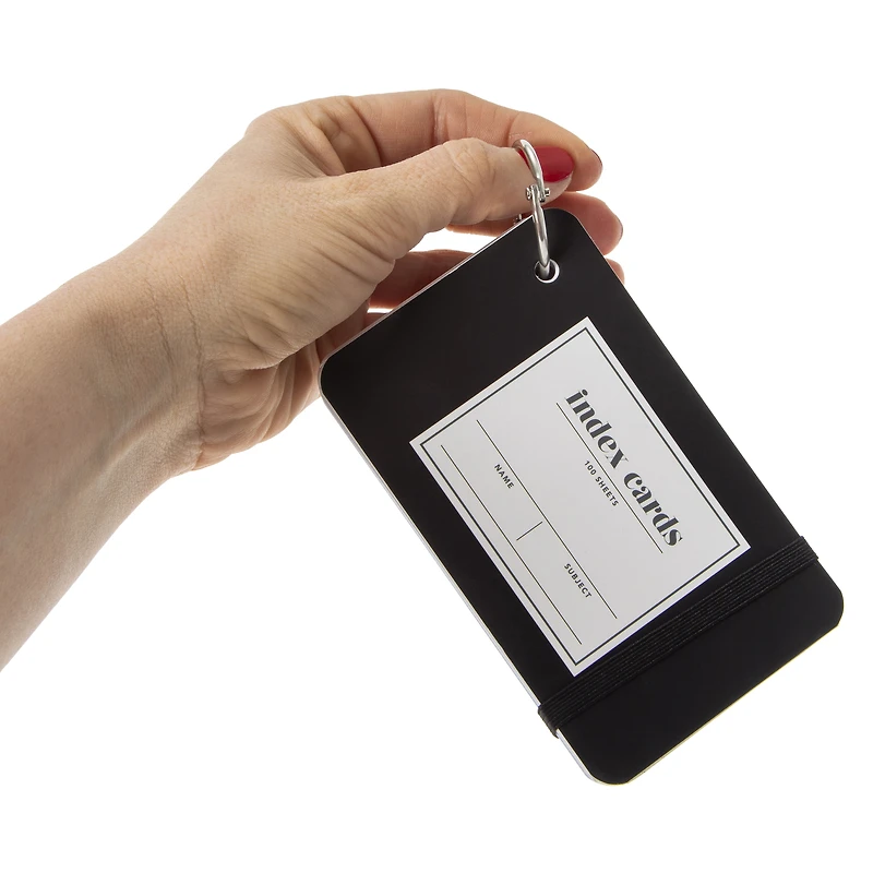 100 index card book 3in x 5in