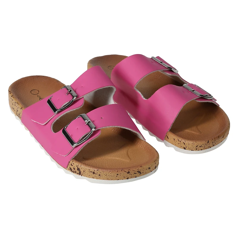 Ladies Double Buckle Sandals