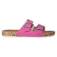 Ladies Double Buckle Sandals