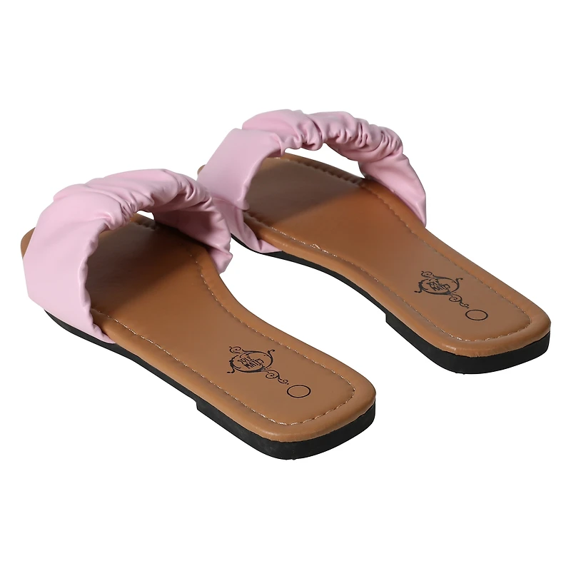 Ladies Pleated Sandals