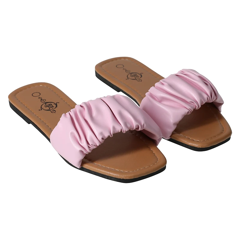 Ladies Pleated Sandals