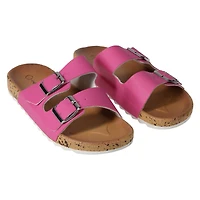 Ladies Double Buckle Sandals
