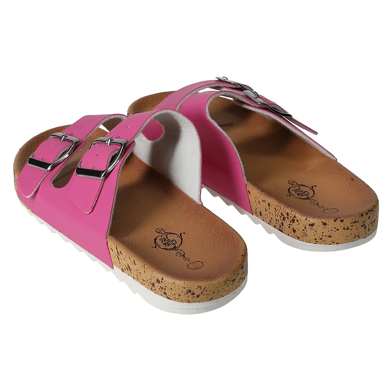 Ladies Double Buckle Sandals