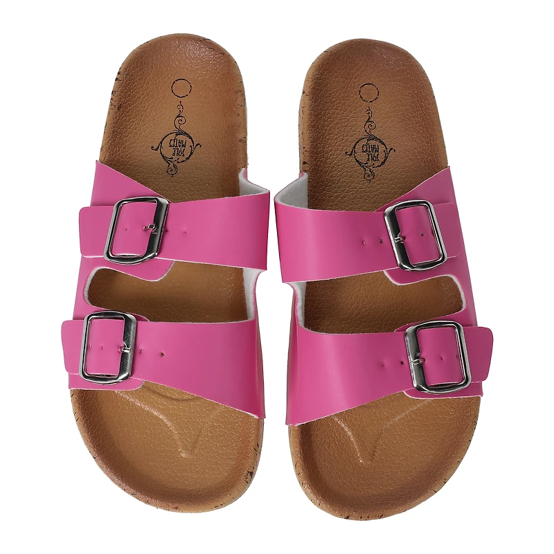 Ladies Double Buckle Sandals