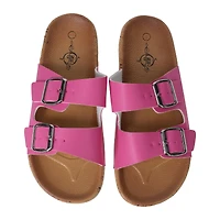 Ladies Double Buckle Sandals