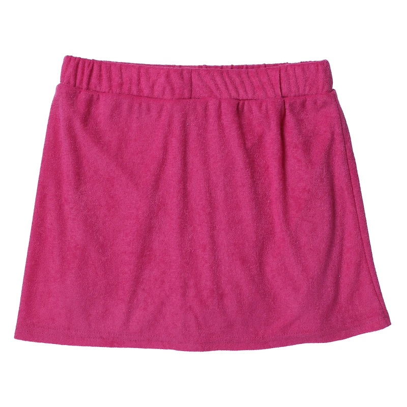 pink terrycloth skort