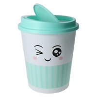 5L swing top coffee cup trash can