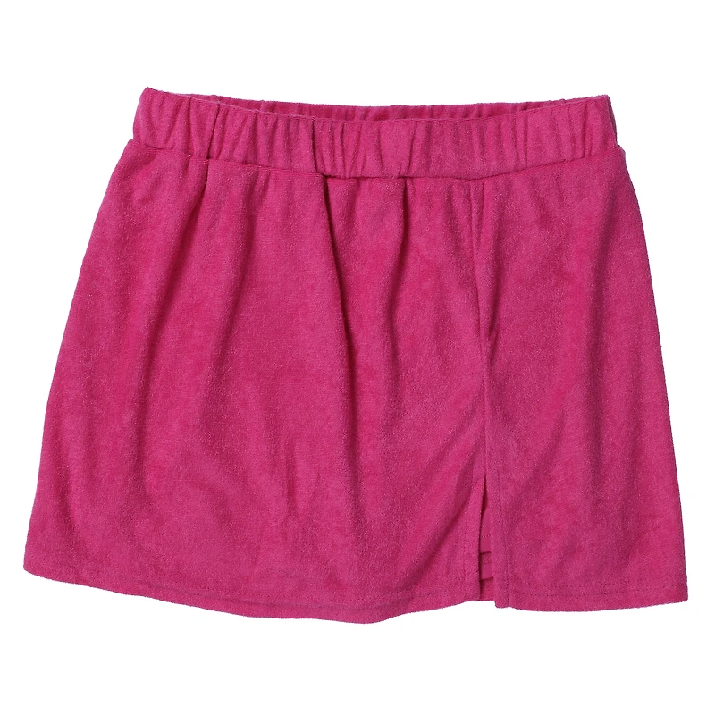 pink terrycloth skort
