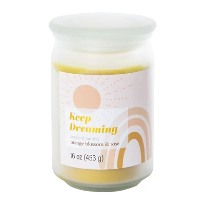 Scented Candle 16oz - Orange Blossom & Rose